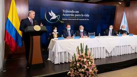 Colombia recuerda con simbólico acto los cinco años de paz con las FARC