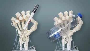 Investigadores crean una mano robótica con músculos, ligamentos y tendones